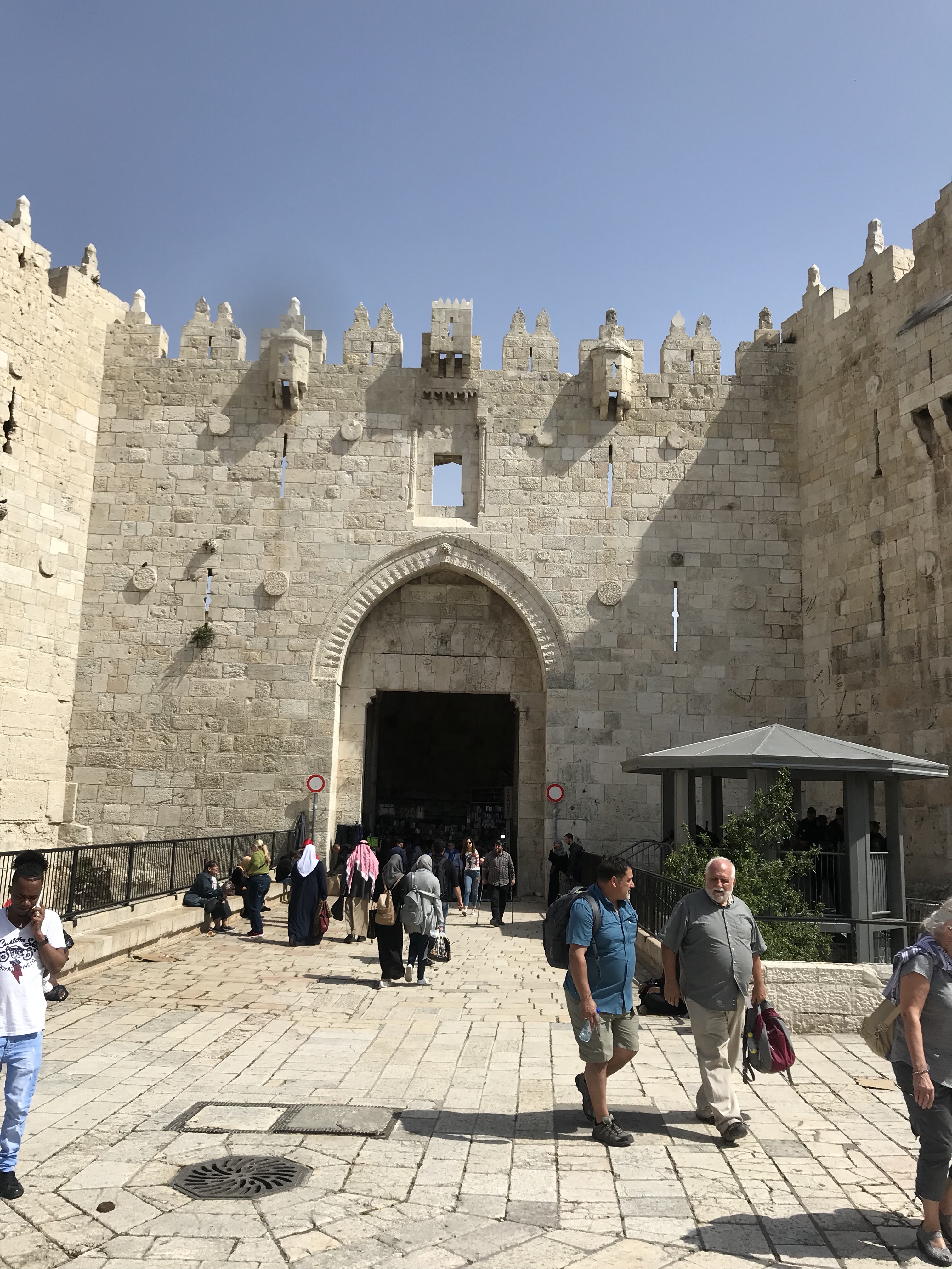 Coming out of the Damascus Gate