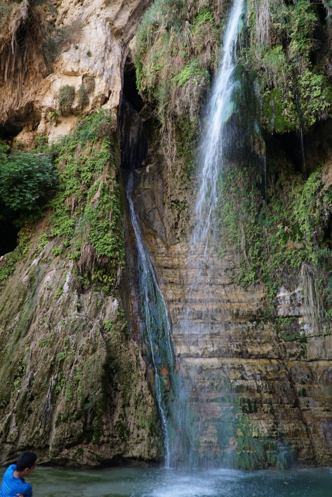 En Gedi waterfall...probable place David and his men hid from King Saul
